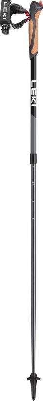 Nordic walking hůlky Leki Spin black-silvergray-white 100 - 130 cm