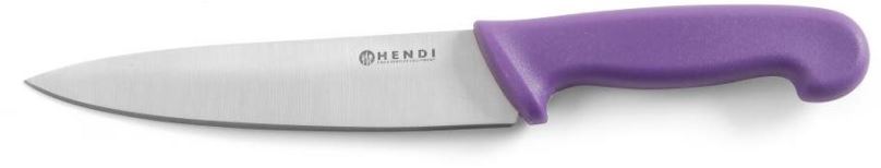 Kuchyňský nůž HENDI, nůž kuchařský, fialový, 180 mm