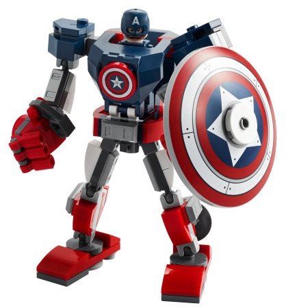 LEGO stavebnice LEGO Super Heroes 76168 Captain America v obrněném robotu