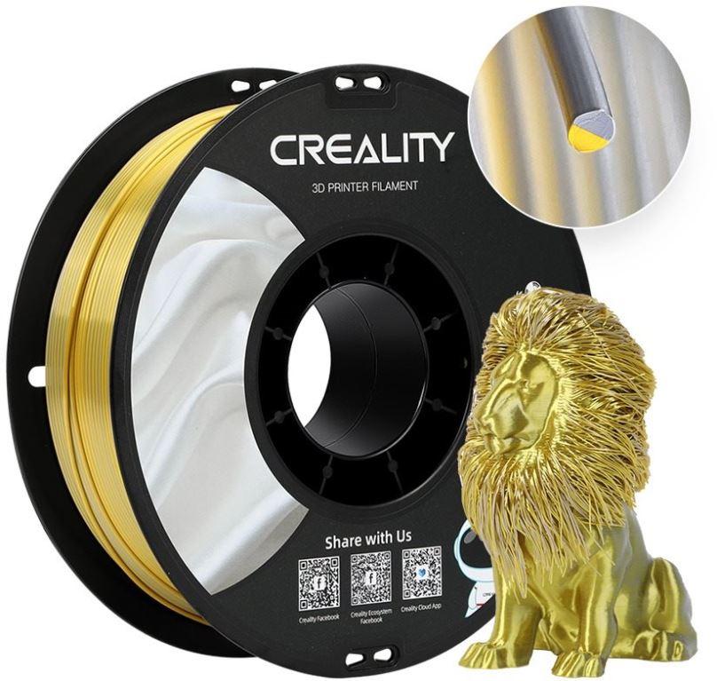 Filament Creality CR-Silk Gold-Silver
