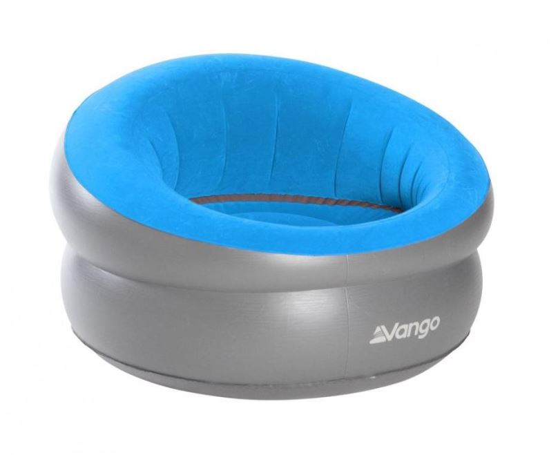 Nafukovací křeslo Vango Inflatable Donut Flocked Chair DLX Mykonos Blue