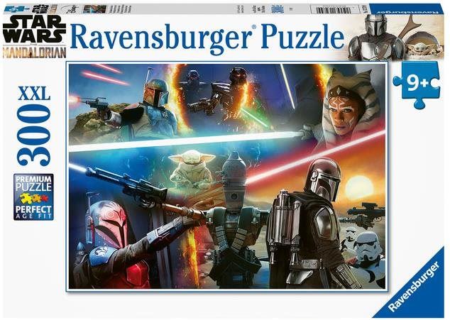 Puzzle Ravensburger puzzle 132799 Star Wars: Mandalorian: Křížová palba 300 dílků
