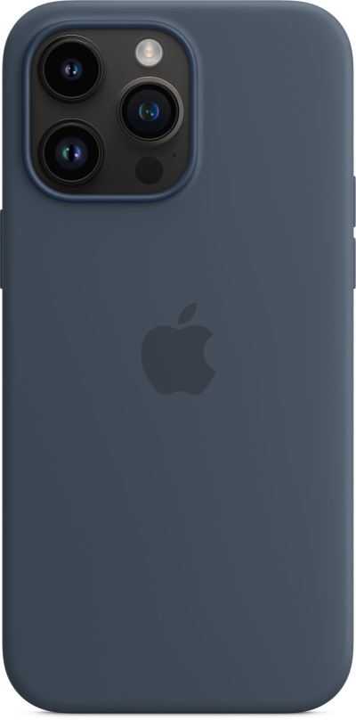 Kryt na mobil Apple iPhone 14 Pro Max Silikonový kryt s MagSafe bouřkově modrý