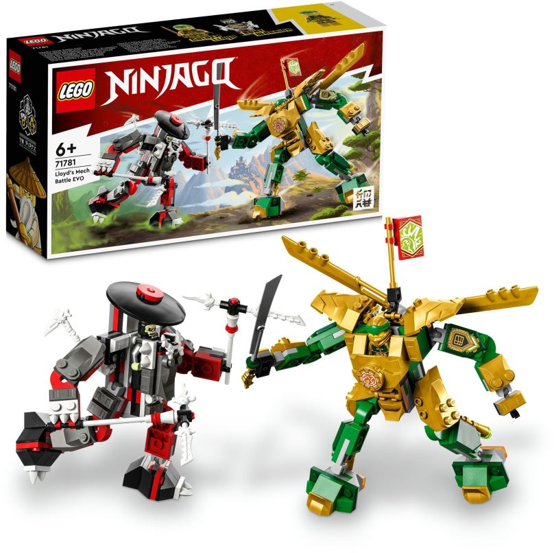 LEGO stavebnice LEGO® NINJAGO® 71781 Lloyd a bitva robotů EVO