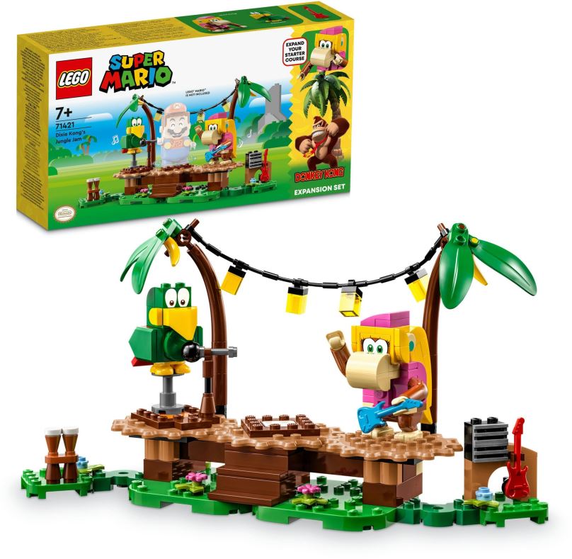 LEGO stavebnice LEGO® Super Mario™ 71421 Dixie Kong a koncert v džungli – rozšiřující set