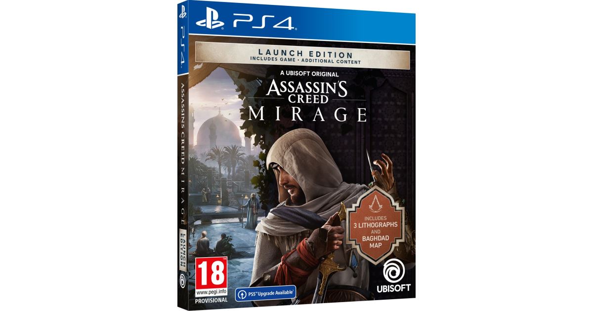 Assassins Creed Mirage PS4  Zilion Games e Acessórios