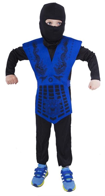 Kostým Rappa modrý ninja (M)