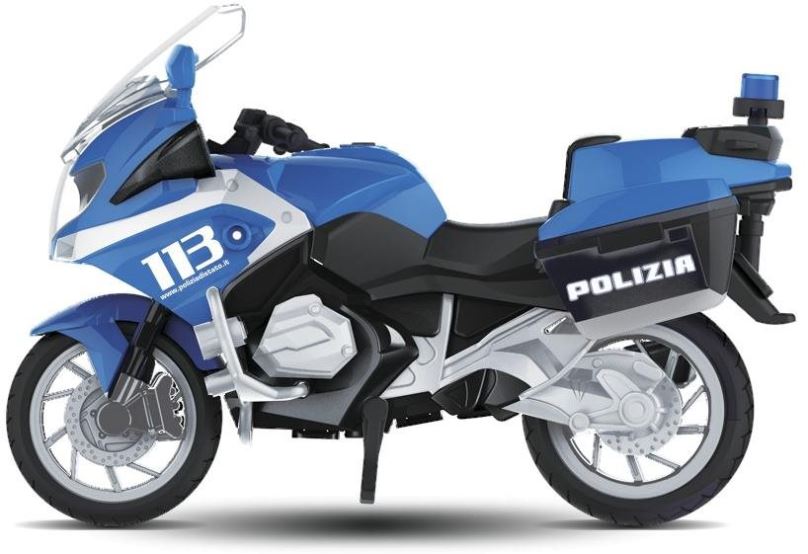 RC model Re.el Toys motocykl Polizia, 1:20, se světly a zvuky