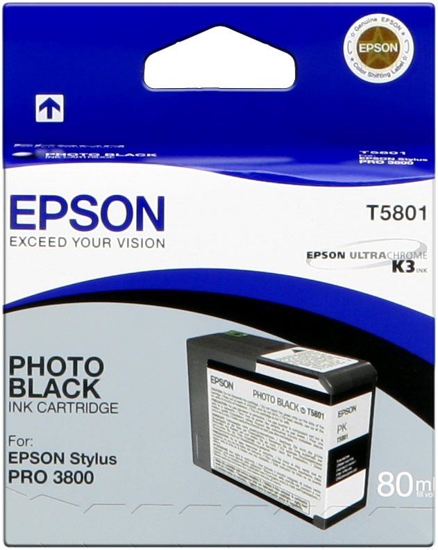 Cartridge Epson T580 foto černá