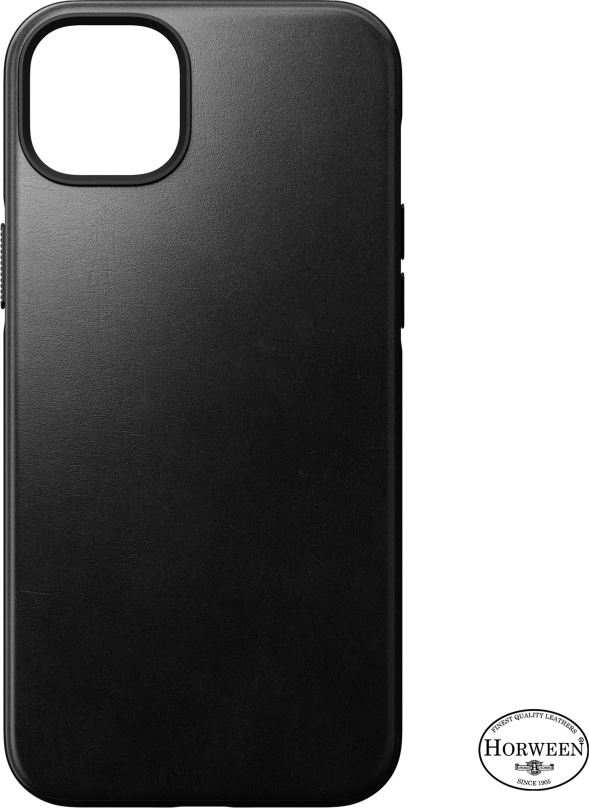 Kryt na mobil Nomad Modern Leather MagSafe Case Black iPhone 14 Max