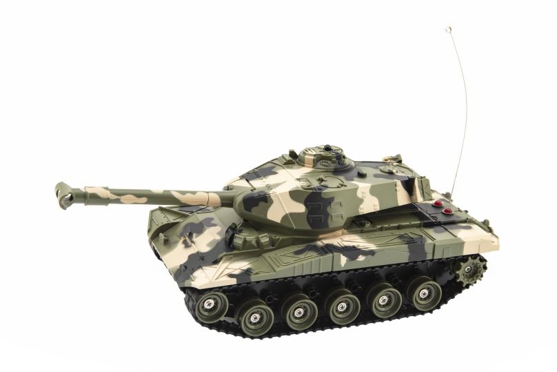 RC tank Teddies Tank RC plast 27cm 27MHz na baterie+dobíjecí pack