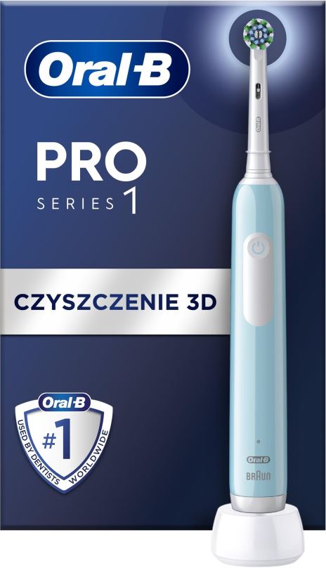 Elektrický zubní kartáček Oral-B Pro Series 1 modrý Design Od Brauna