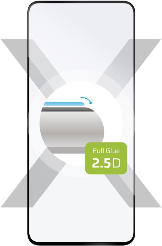 Ochranné sklo FIXED FullGlue-Cover pro Xiaomi Poco M3 Pro 5G  černé