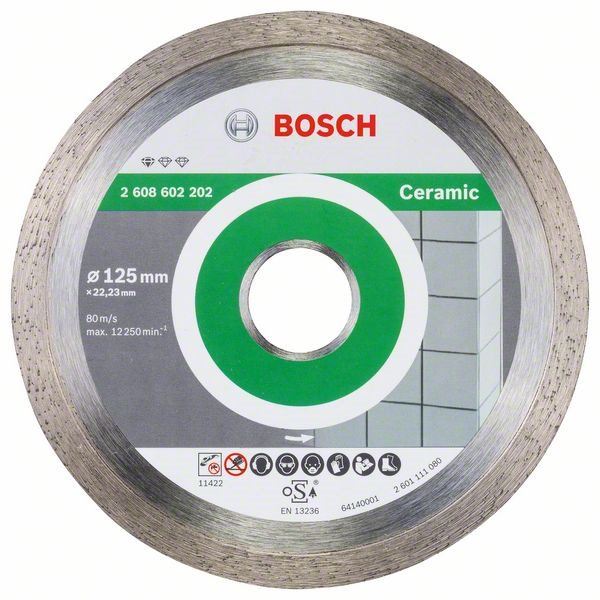 Diamantový kotouč BOSCH Standard for Ceramic 125x22.23x1.6x7mm 2.608.602.202