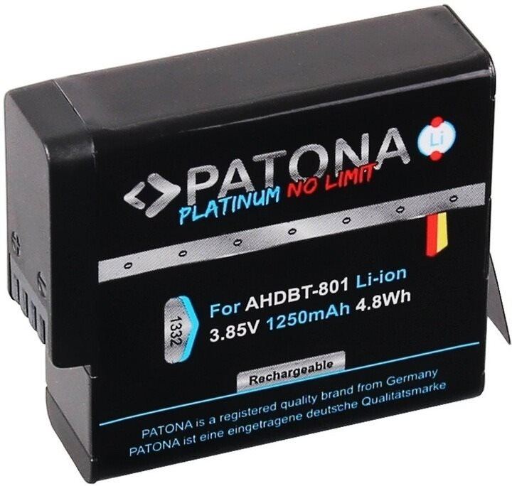 Baterie pro fotoaparát PATONA pro GoPro Hero 5/6/7/8 1250mAh Li-Ion Platinum