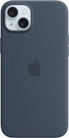 Kryt na mobil Apple iPhone 15 Plus Silikonový kryt s MagSafe bouřkově modrý
