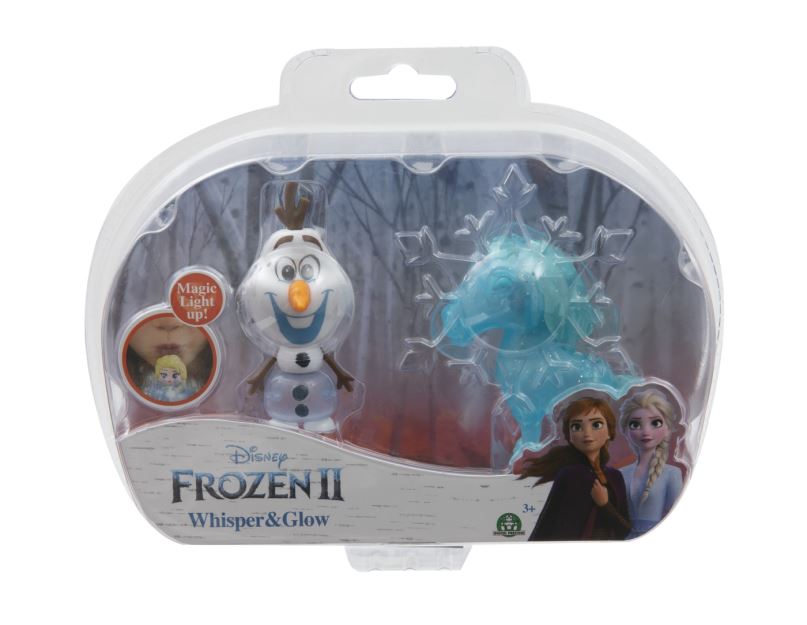 Frozen 2: 2-pack svítící mini panenka - Olaf & The Nokk