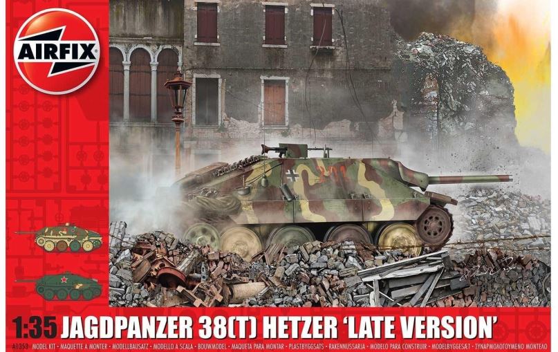 Model tanku Classic Kit tank A1353 - JagdPanzer 38 tonne Hetzer "Late Version"