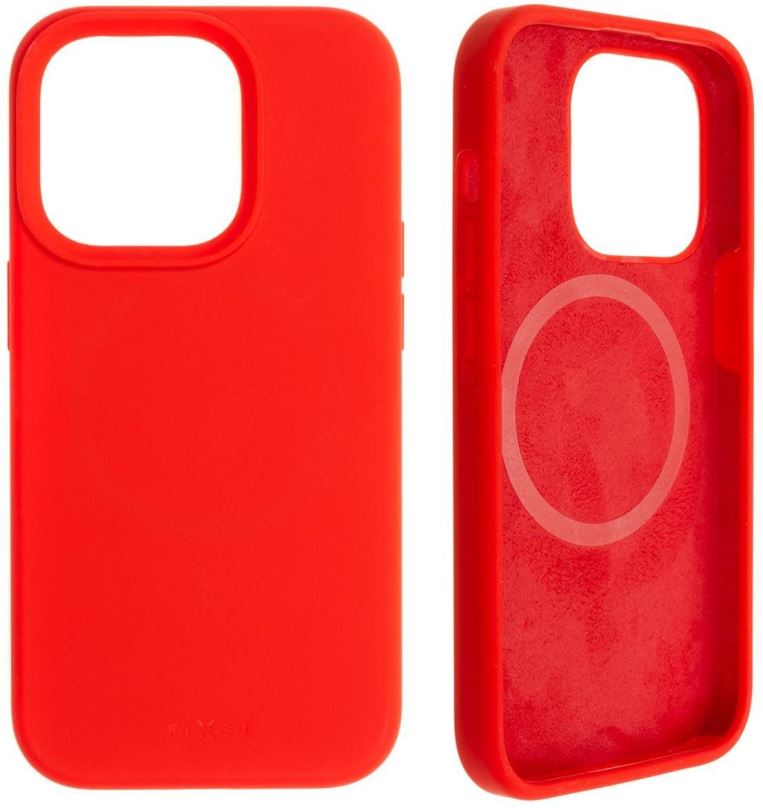 Kryt na mobil FIXED MagFlow s podporou MagSafe pro Apple iPhone 14 Pro červený