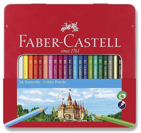 Pastelky FABER-CASTELL, 24 barev