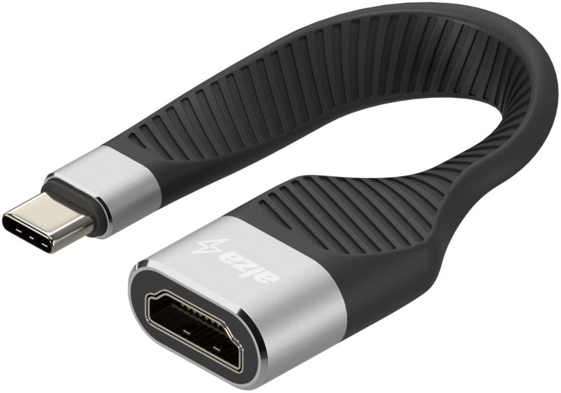 Redukce AlzaPower FlexCore USB-C 3.2 Gen 2 to HDMI 4K 60Hz černá