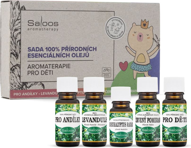 Esenciální olej Saloos Aromaterapie pro děti (4x 10 ml, 1x 5 ml)