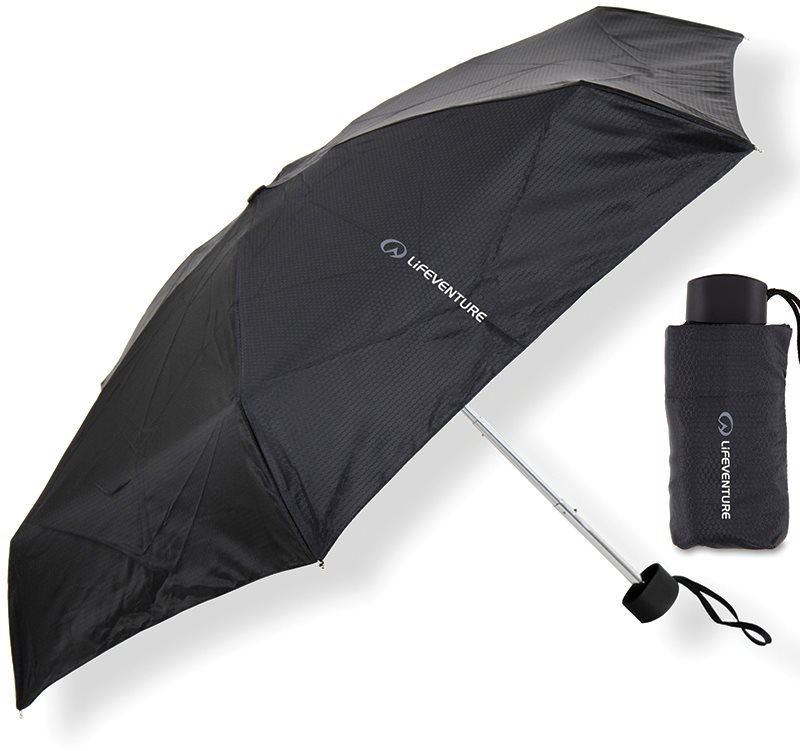 Deštník Lifeventure Trek Umbrella black small