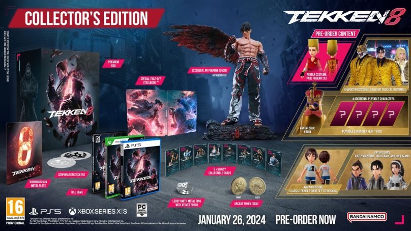 Hra na PC Tekken 8: Collectors Edition