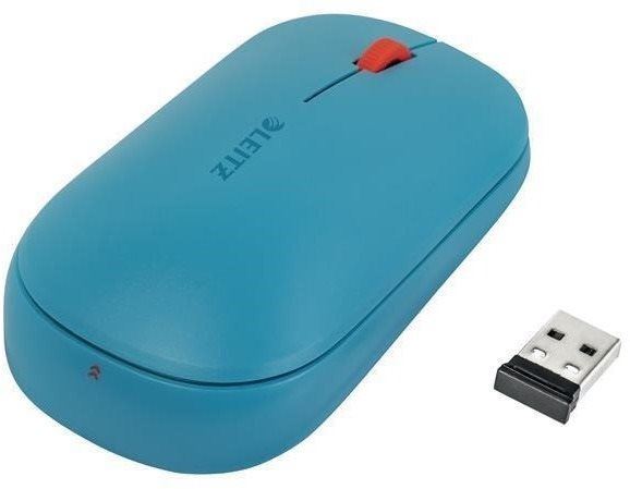 Myš LEITZ Cosy Wireless Mouse, modrá