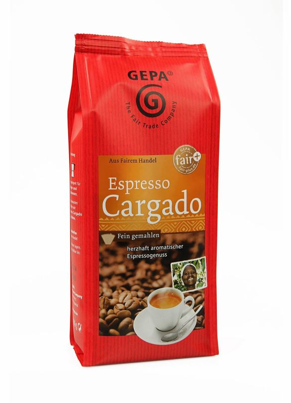 Káva Gepa Mletá káva Fairtrade - Cargado 250g espresso