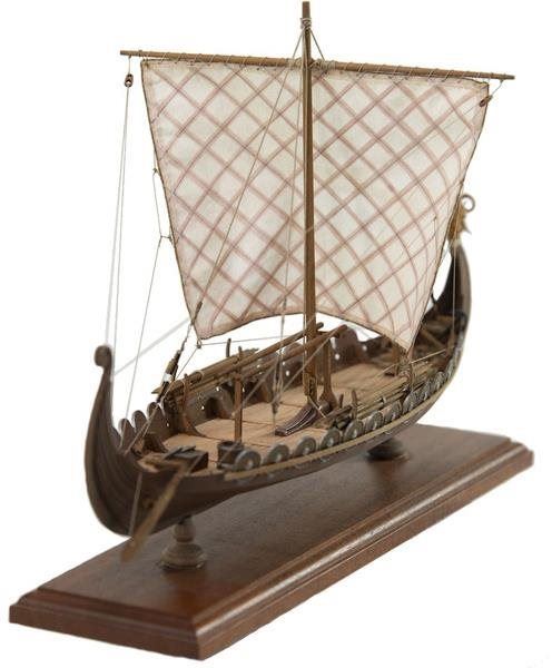 Model lodě Amati Oseberg vikingská loď 1:50 kit