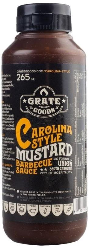 BBQ omáčka Carolina Mustard Barbecue 265ml  GrateGoods