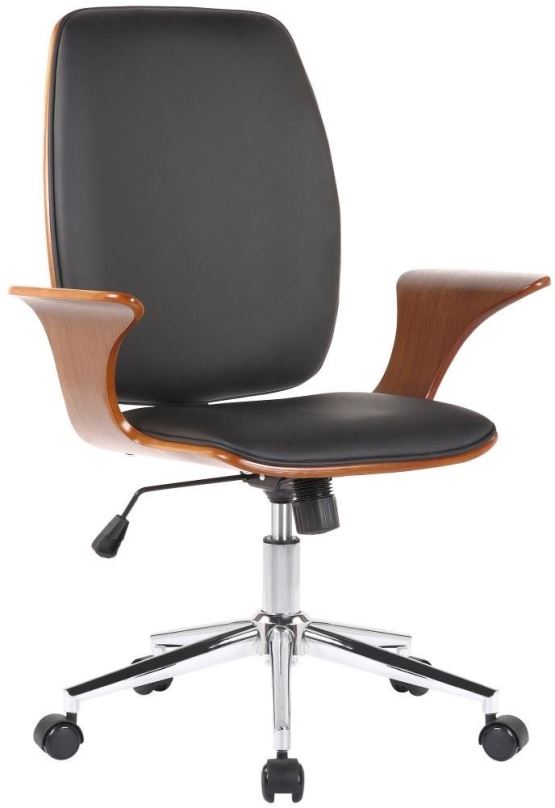 Kancelářská židle BHM GERMANY Burbank, ořech / černá