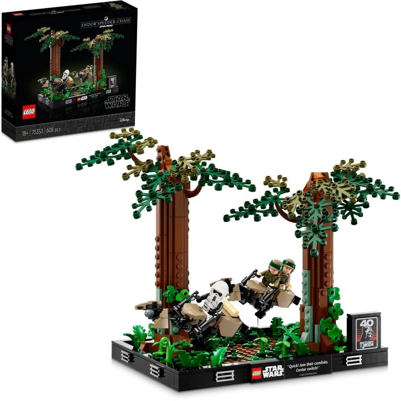LEGO stavebnice LEGO® Star Wars™ 75353 Honička spídrů na planetě Endor™ – diorama
