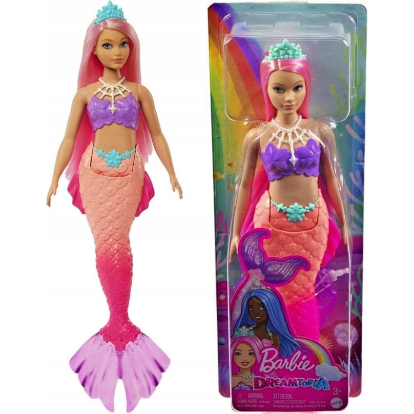 Barbie Dreamtopia Mořská víla se zelenou korunkou
