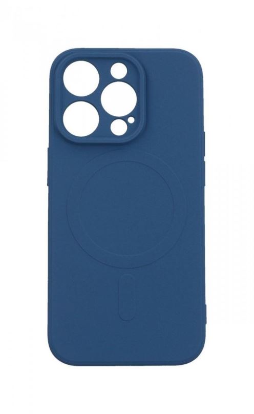 Kryt na mobil TopQ Kryt iPhone 14 Pro s MagSafe tmavě modrý 85061