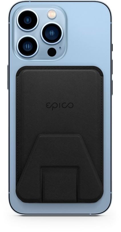 MagSafe peněženka Epico magnetické pouzdro na doklady s podporou uchycení MagSafe - černé