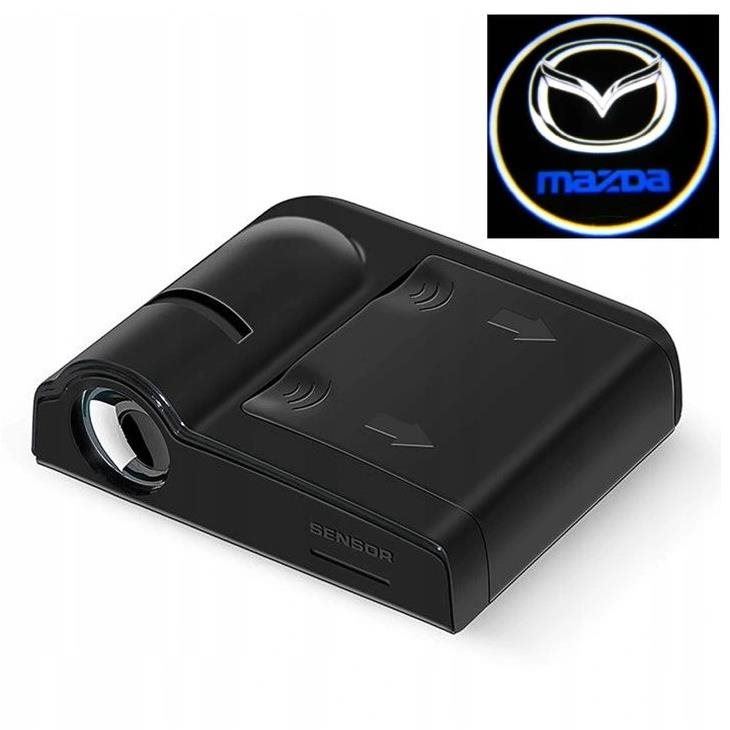 Příslušenství do auta LED logo projektor Mazda značka automobilu 12V