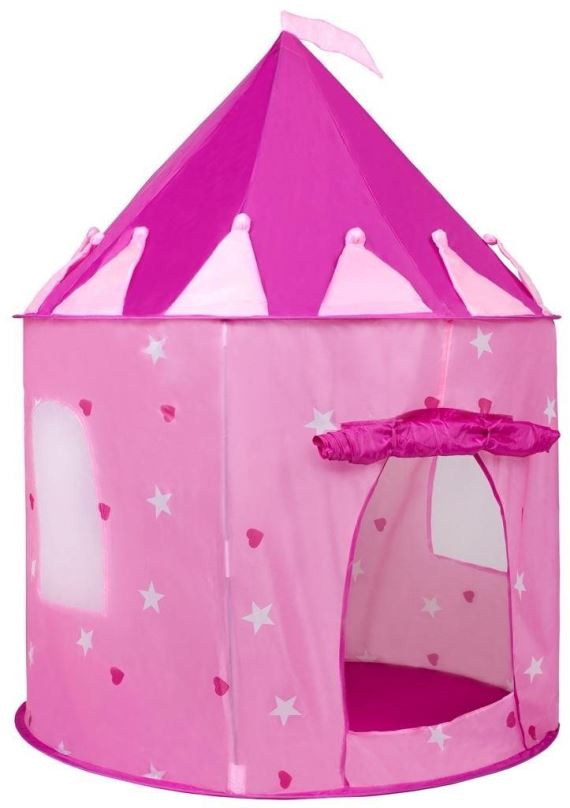 Dětský stan BABY MIX dětský stan hrad růžový