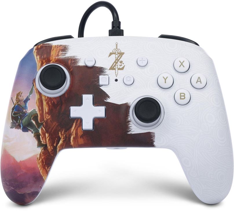 Gamepad PowerA Enhanced Wired Controller for Nintendo Switch - Hero's Ascent