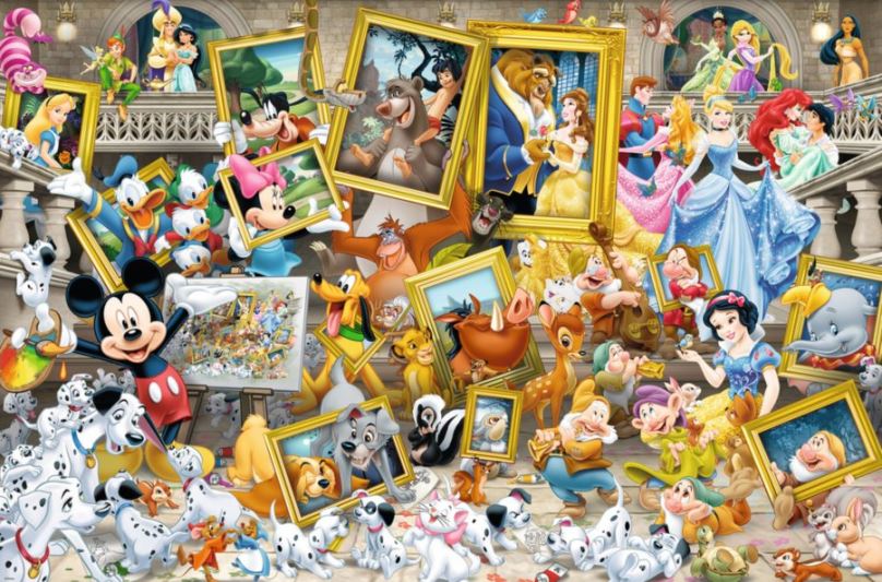 RAVENSBURGER Puzzle Malíř Mickey 5000 dílků