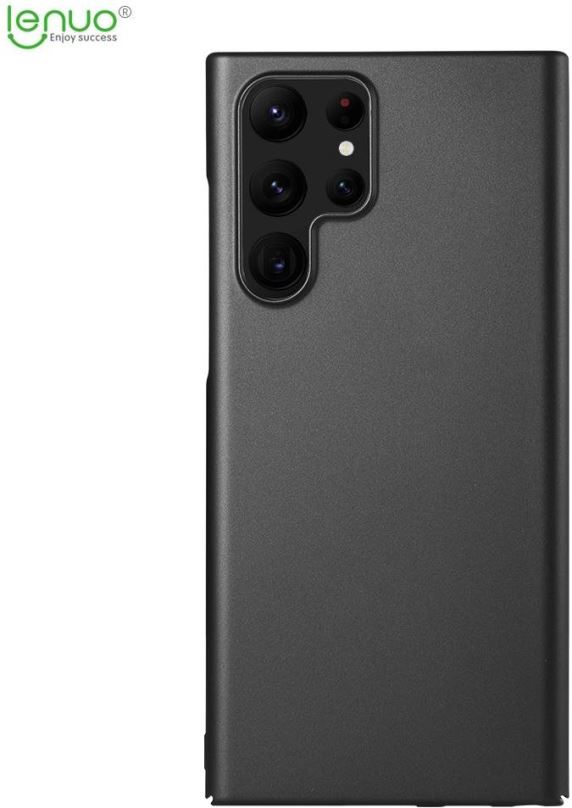 Kryt na mobil Lenuo Leshield obal pro Samsung Galaxy S22 Ultra 5G, černá