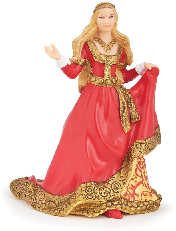 Figurka PAPO Princezna rudé šaty