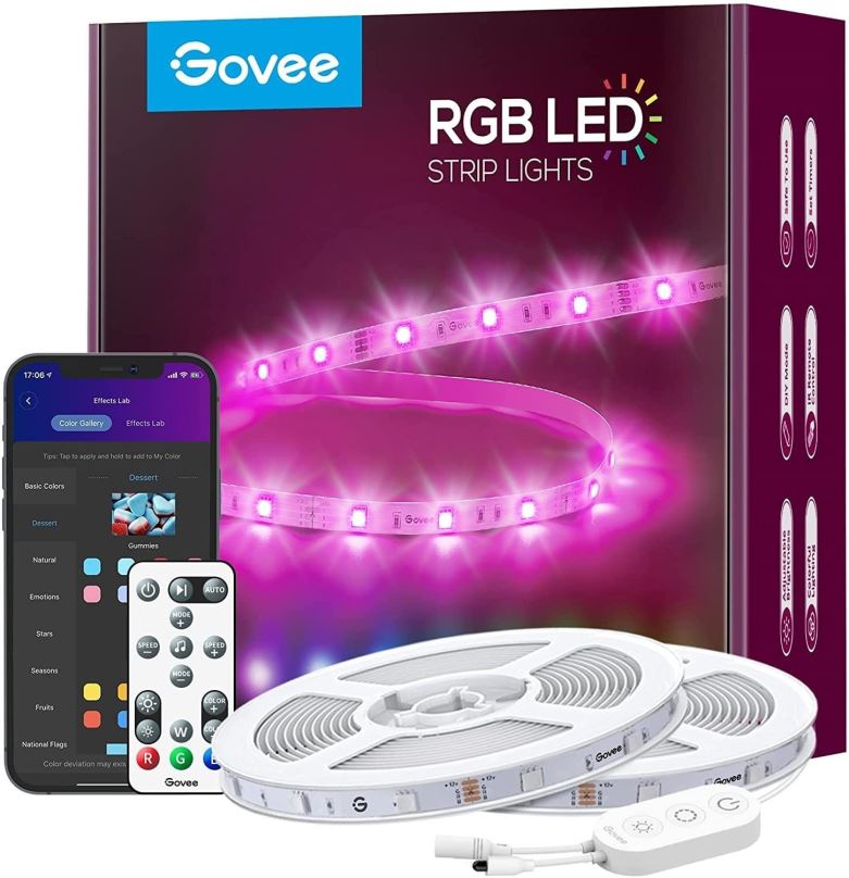 LED pásek Govee WiFi RGB Smart LED pásek 15m + ovladač