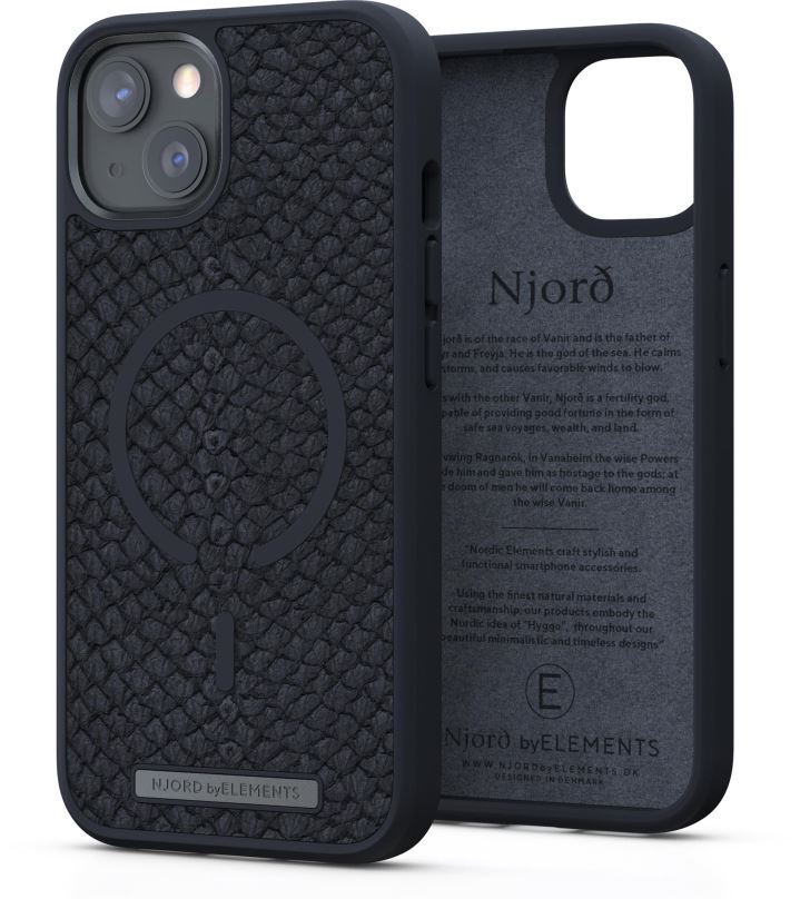 Kryt na mobil Njord Vindur Case for iPhone 13 Dark Grey
