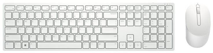 Set klávesnice a myši Dell Pro KM5221W bílá - UK (QWERTY)