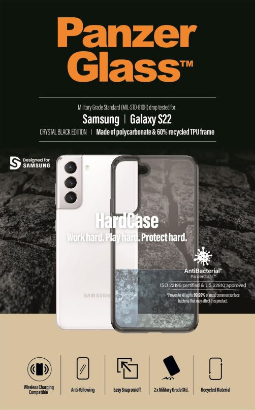 Kryt na mobil PanzerGlass HardCase Samsung Galaxy S22