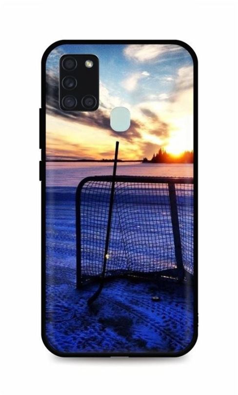 Kryt na mobil TopQ Samsung A21s silikon Hockey Sunset 51915