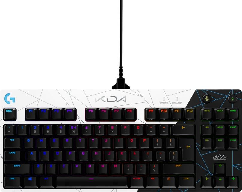 Herní klávesnice Logitech G PRO Mechanical Gaming Keyboard K/DA edice - US INTL