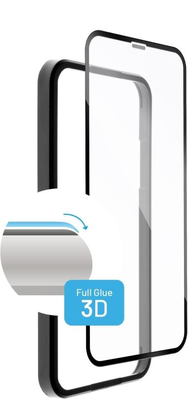 Ochranné sklo FIXED 3D FullGlue-Cover s aplikátorem pro Apple iPhone XR/11 černé